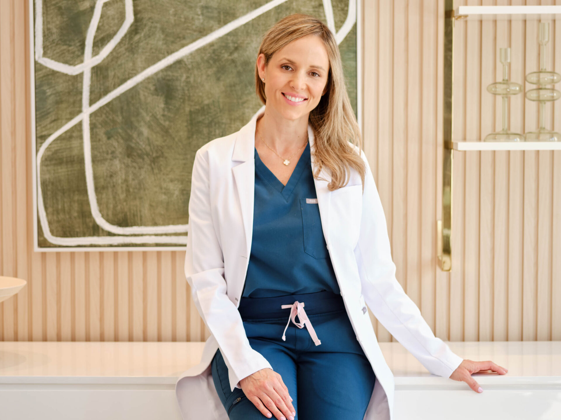 Portrait of Dr. Kristen Doddo in her office in Coconut Grove, Miami.